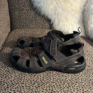 Teva Men's Gray Black Outdoor Sport Sandals